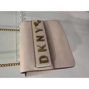 DNKY leather pink bag
